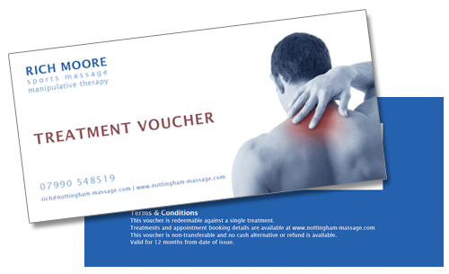 Nottingham Massage Voucher